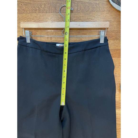 Talbots Women's Sz 6 Wool Stretch Dress Pants Black Straight Leg - Picture 7 of 11